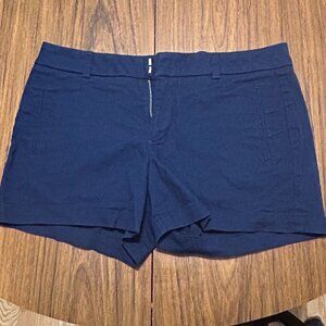 a.n.a NAVY SIZE 8 TWILL SHORT